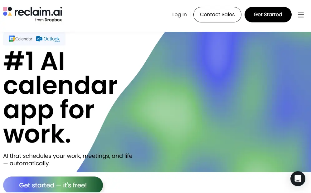 Reclaim AI — AI-powered calendar optimization for scheduling, focus time, and habits